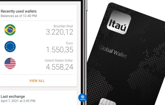 "Expanda seus horizontes financeiros com o Itaú Global Wallet: o cartão multi moeda exclusivo para clientes private bank"