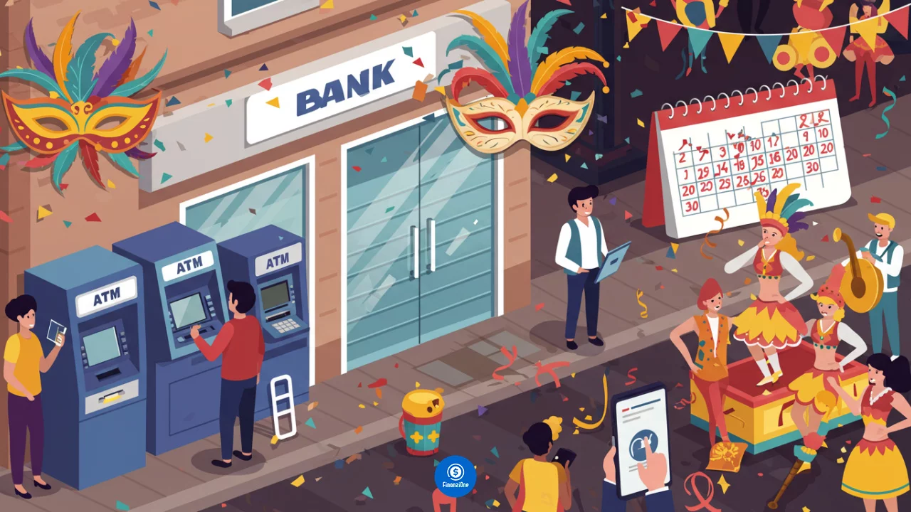 Funcionamento dos Bancos no Carnaval 2025: Veja sobre horários e pagamentos