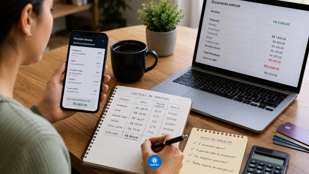 Compras parceladas: como calcular o impacto no orçamento dos próximos meses