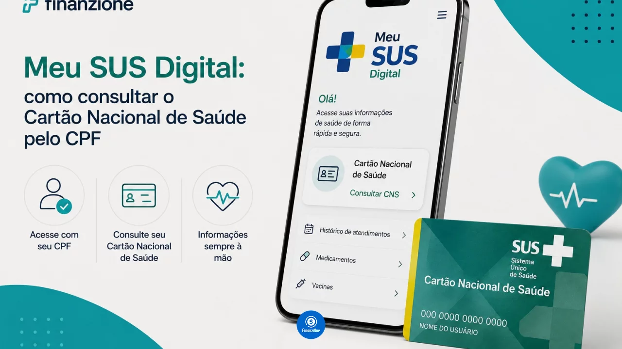 Meu SUS Digital: como consultar o Cartão Nacional de Saúde pelo CPF