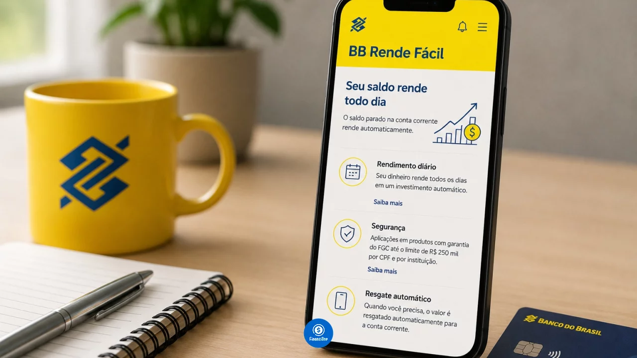BB Rende Fácil: saldo parado na conta corrente rende ou pode confundir o investidor?