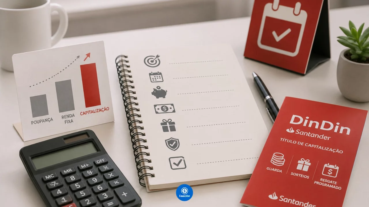 DinDin Santander: capitalização é investimento ou sorteio com resgate programado?