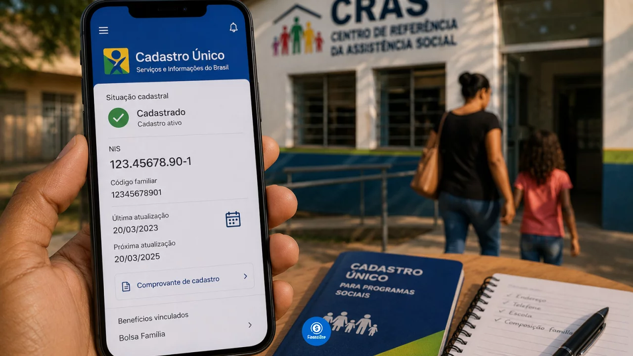 Cadastro Único desatualizado: como consultar a data limite pelo aplicativo antes de procurar o CRAS
