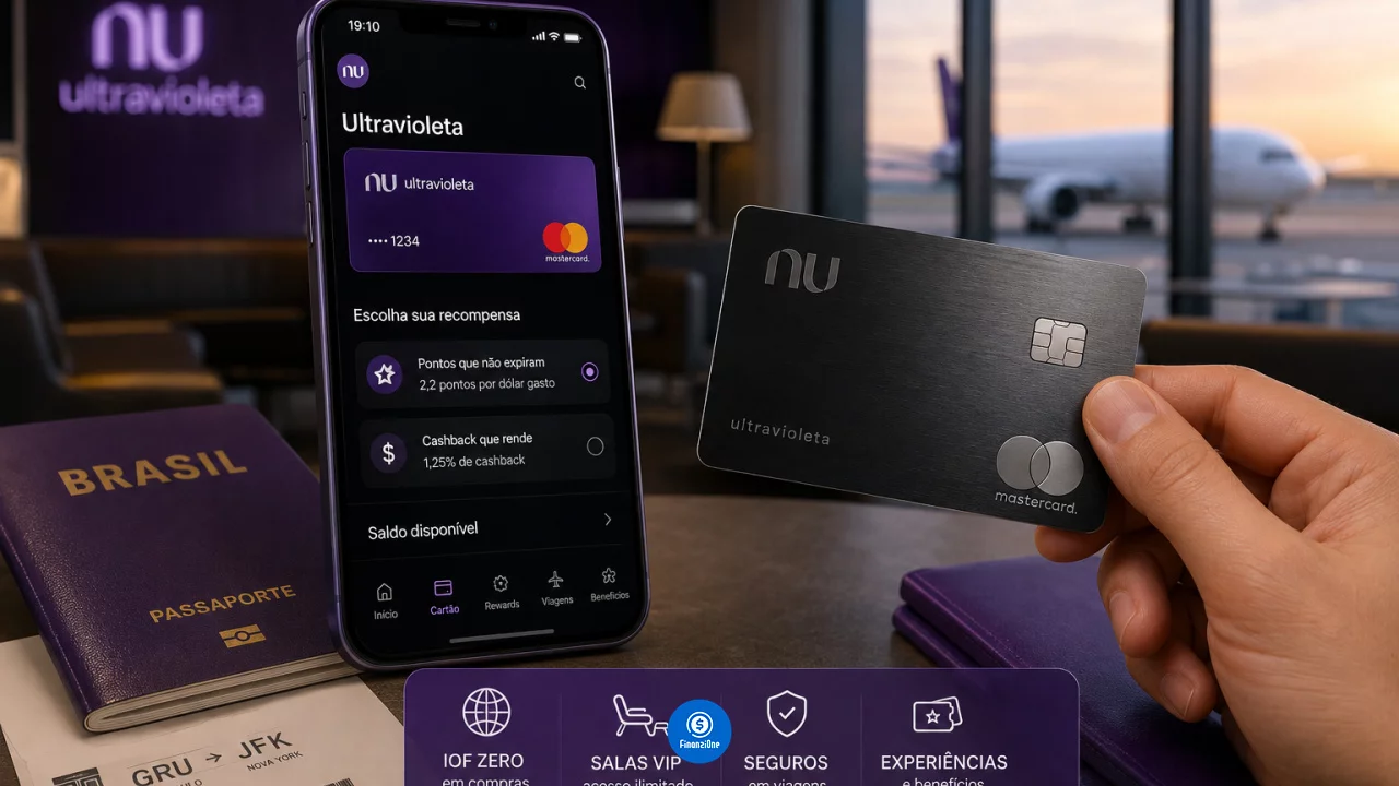 Nubank Ultravioleta com pontos ou cashback: qual opção escolher no cartão Black?