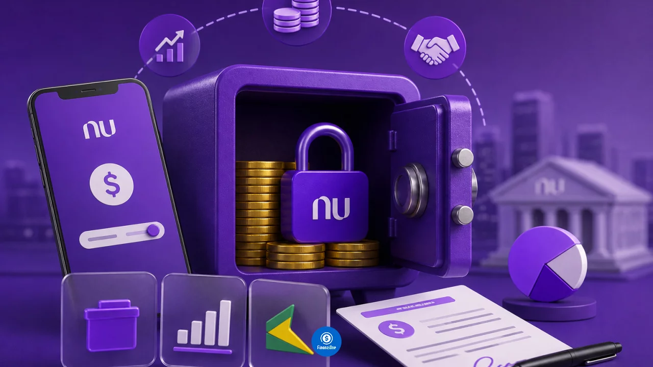 Empréstimo com dinheiro guardado no Nubank: como Caixinhas e Tesouro podem virar garantia