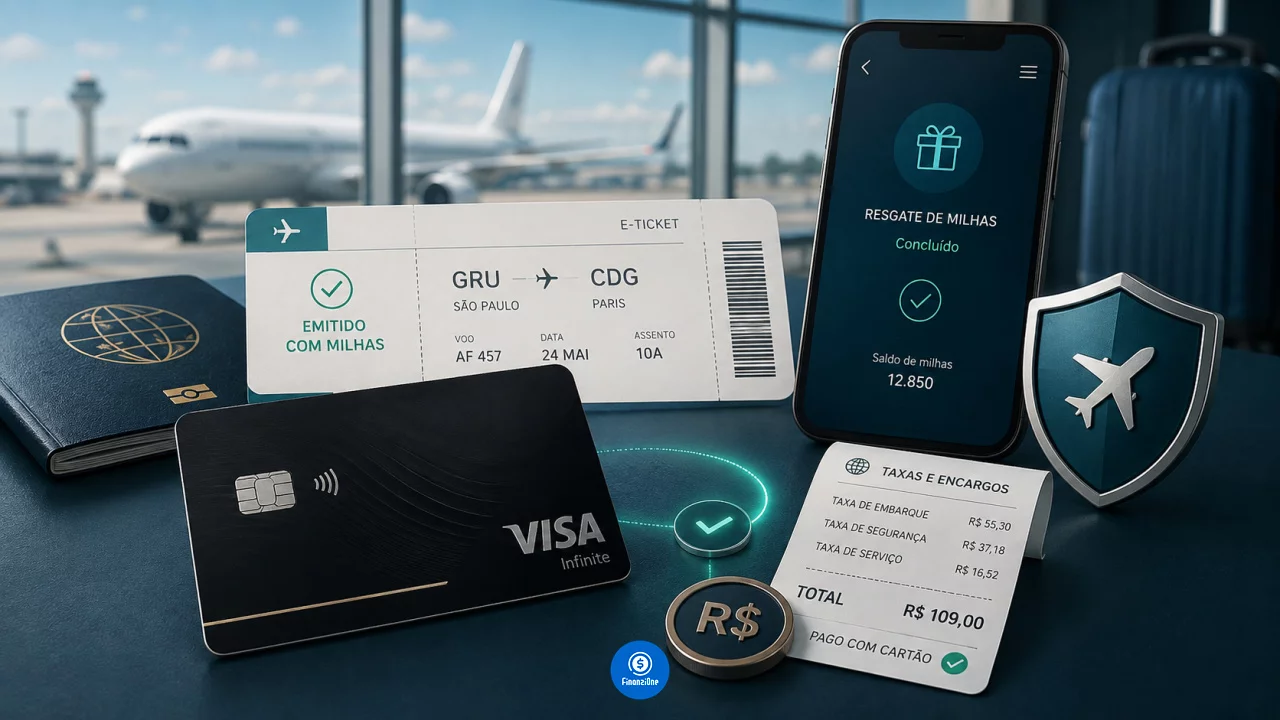 Seguro Visa Infinite vale com passagem por milhas? O que precisa ser pago no cartão