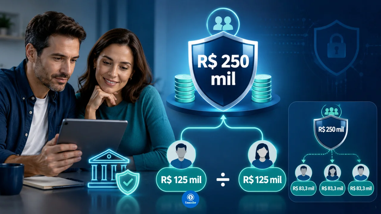 FGC em conta conjunta paga R$ 250 mil para cada titular? Entenda como o limite é dividido