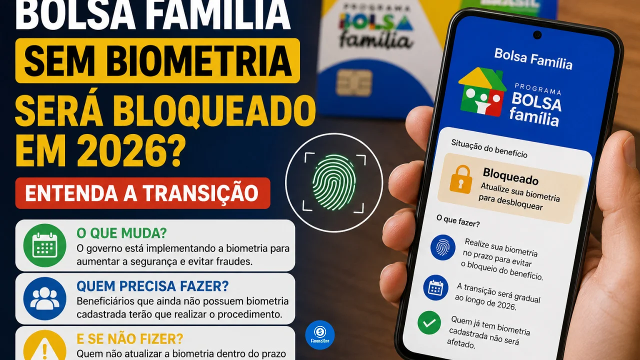 Bolsa Família sem biometria será bloqueado em 2026? Entenda a transição