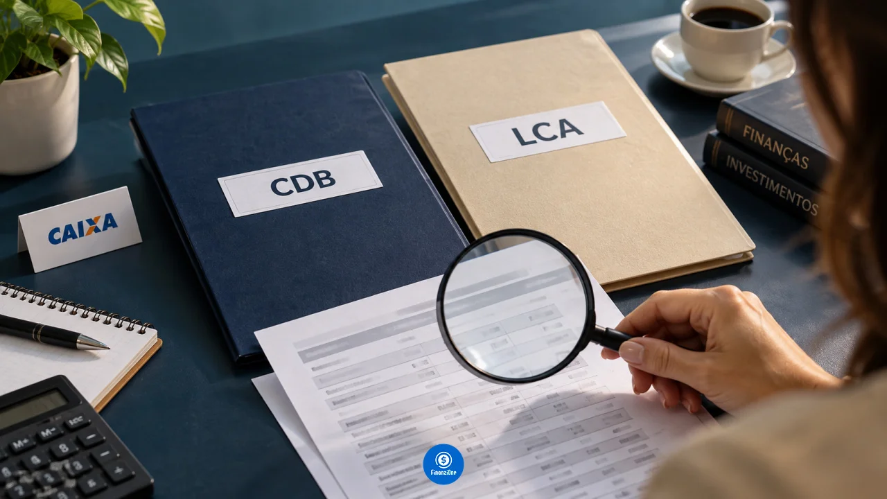 CDB CAIXA a 100% do CDI ou LCA a 90%: qual pode render mais líquido?
